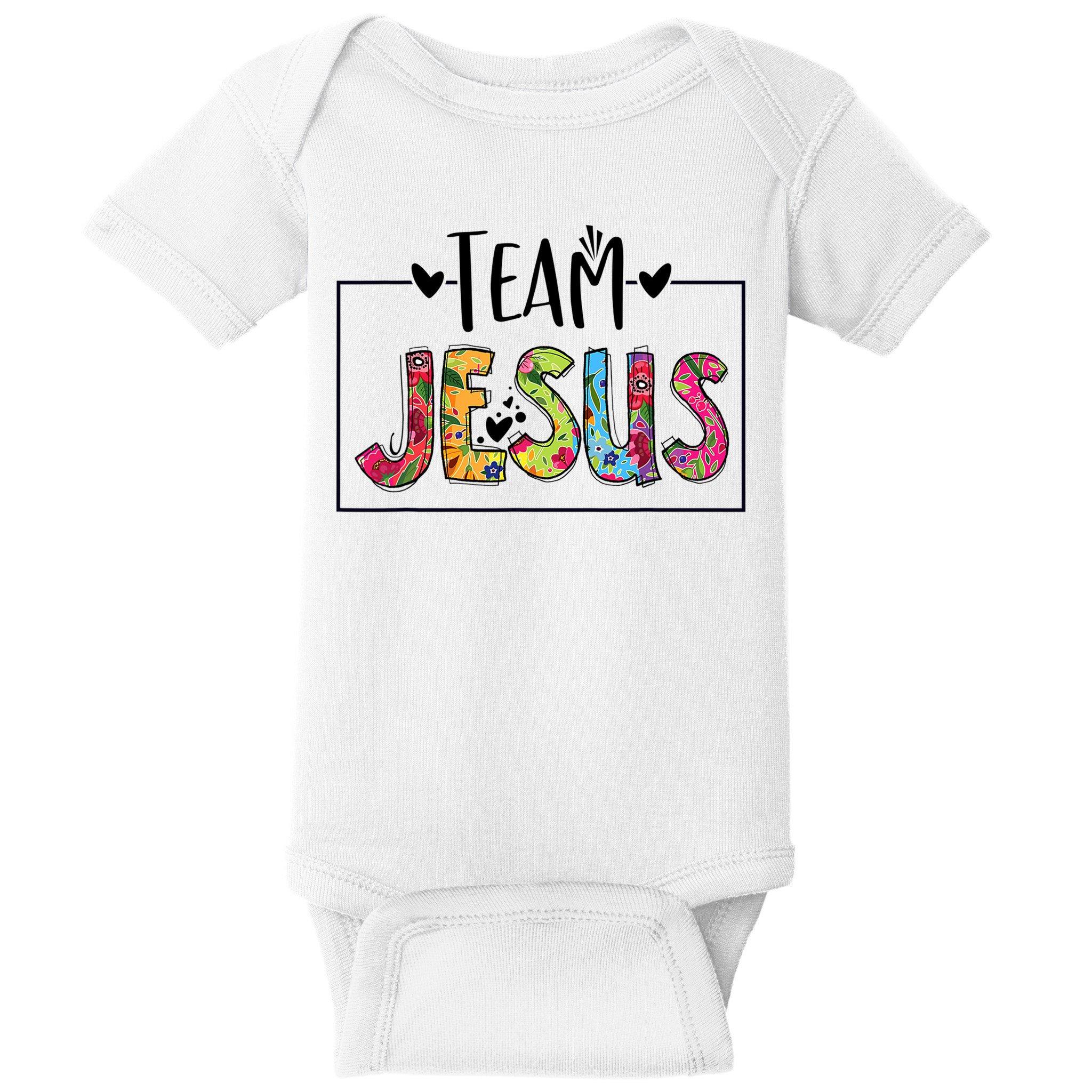 Tie Dye Team Jesus Cool Mom And Christian Thanksgiving Baby Bodysuit