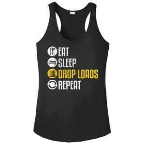 Truck Driver Tee Joke Saying Trucker Ladies PosiCharge Competitor Racerback Tank