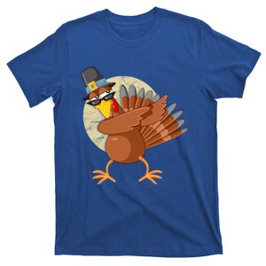 Thanksgiving Dabbing Turkey Gift T-Shirt