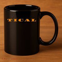 Tical Design 11oz C Handle Ceramic Mug