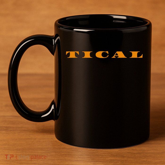 Tical Design 11oz C Handle Ceramic Mug