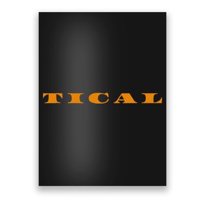Tical Design Poster