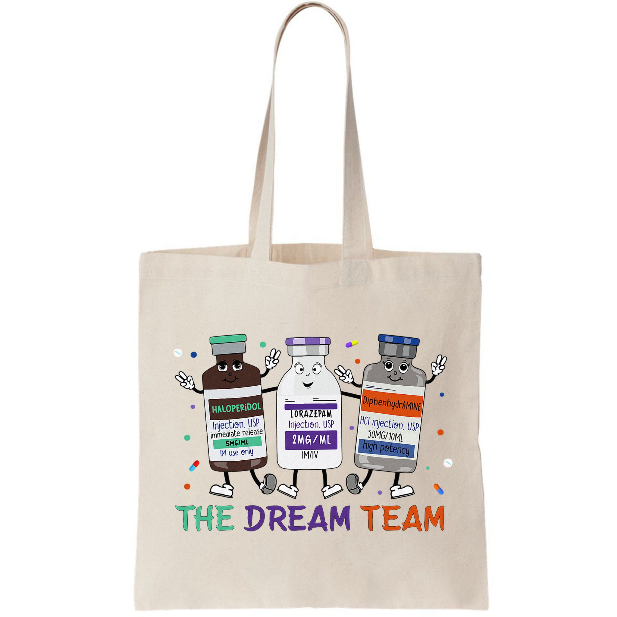 The Dream Team Retro Groovy B52 Nurse Medical Nursing Psych Bag
