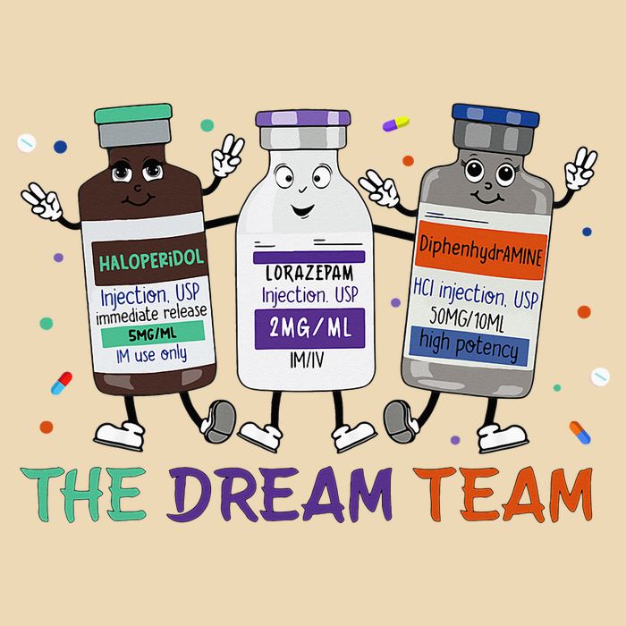The Dream Team Retro Groovy B52 Nurse Medical Nursing Psych Bag