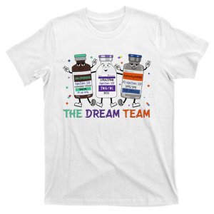 The Dream Team Retro Groovy B52 Nurse Medical Nursing Psych T-Shirt