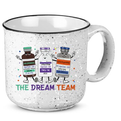The Dream Team Retro Groovy B52 Nurse Medical Nursing Psych 15oz Campfire Ceramic Mug