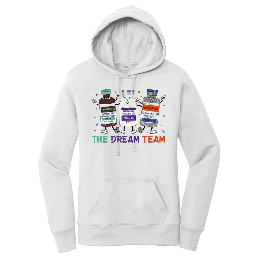 The Dream Team Retro Groovy B52 Nurse Medical Nursing Psych Women's Pullover Hoodie