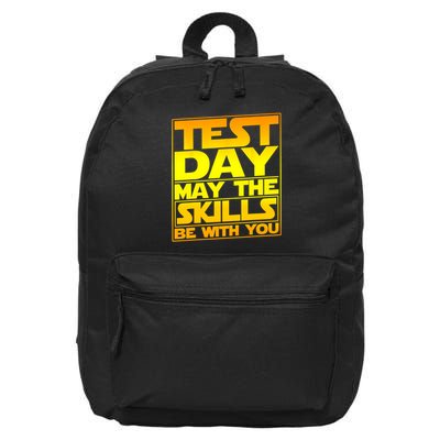 Testing Day Test Day May The Skills Be With You Teacher  16 in Basic Backpack
