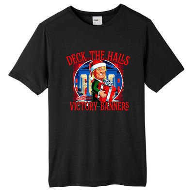 Trump Deck The Halls With Victory Banners Tall Fusion ChromaSoft Performance T-Shirt