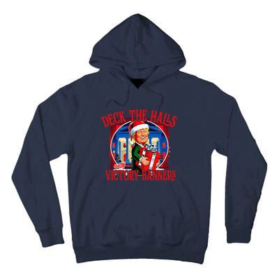 Trump Deck The Halls With Victory Banners Tall Hoodie