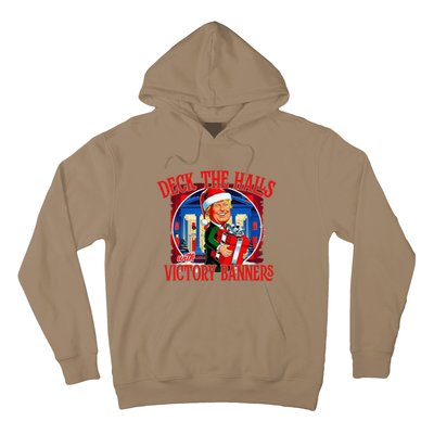 Trump Deck The Halls With Victory Banners Hoodie