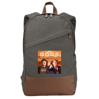 Trump Doge Cotton Canvas Backpack
