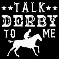 Talk Derby To Me Horse Racing Track Betting Gambling Doggie Tank