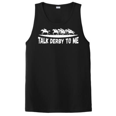 Talk Derby To Me Funny Horse PosiCharge Competitor Tank