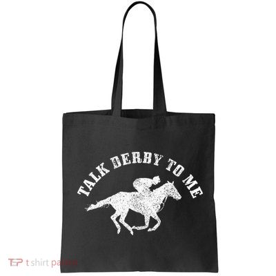 Talk Derby To Me Horse Racing Funny Gift Bag