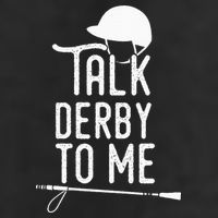Talk Derby To Me I Horse Racing Humor 25L Jumbo Tote
