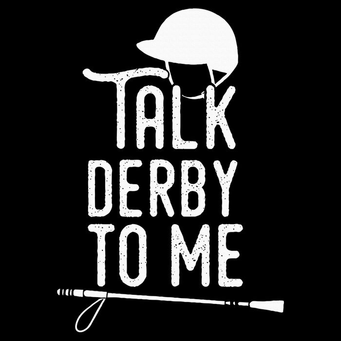 Talk Derby To Me I Horse Racing Humor Zip Tote Bag