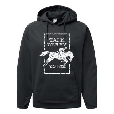 Talk Derby To Me Racing Day Performance Fleece Hoodie