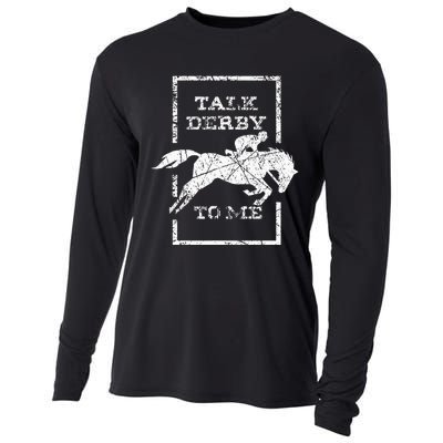 Talk Derby To Me Racing Day Cooling Performance Long Sleeve Crew