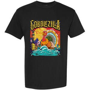 Turkey Day Thanksgiving Gobblezilla Garment-Dyed Heavyweight T-Shirt