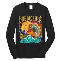 Turkey Day Thanksgiving Gobblezilla Long Sleeve Shirt