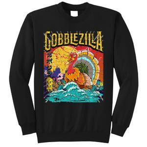 Turkey Day Thanksgiving Gobblezilla Sweatshirt