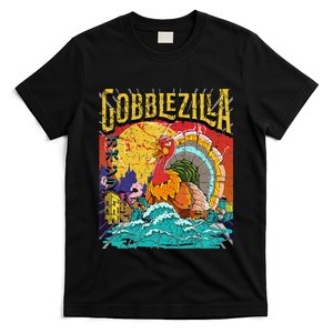 Turkey Day Thanksgiving Gobblezilla T-Shirt