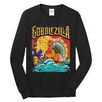 Turkey Day Thanksgiving Gobblezilla Tall Long Sleeve T-Shirt