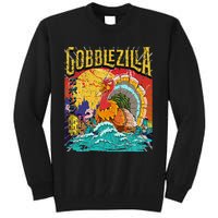 Turkey Day Thanksgiving Gobblezilla Tall Sweatshirt