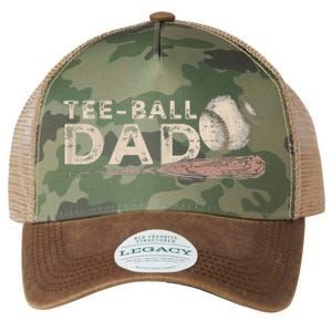 Tball Dad T-Ball Dad Tee Ball Daddy Sport Fathers Day Legacy Tie Dye Trucker Hat