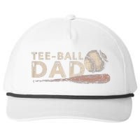 Tball Dad T-Ball Dad Tee Ball Daddy Sport Fathers Day Snapback Five-Panel Rope Hat