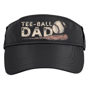 Tball Dad T-Ball Dad Tee Ball Daddy Sport Fathers Day Adult Drive Performance Visor