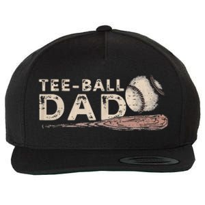 Tball Dad T-Ball Dad Tee Ball Daddy Sport Fathers Day Wool Snapback Cap