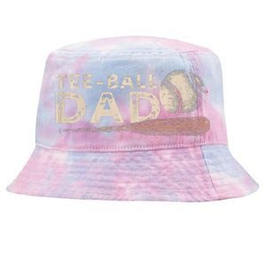 Tball Dad T-Ball Dad Tee Ball Daddy Sport Fathers Day Tie-Dyed Bucket Hat