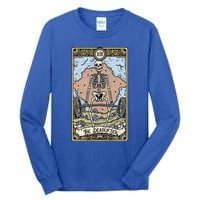 The Deadlifter Tarot Card I Fortune Teller I Deadlift Cool Gift Tall Long Sleeve T-Shirt