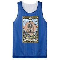 The Deadlifter Tarot Card I Fortune Teller I Deadlift Cool Gift Mesh Reversible Basketball Jersey Tank