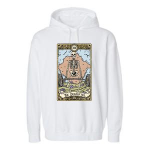 The Deadlifter Tarot Card I Fortune Teller I Deadlift Cool Gift Garment-Dyed Fleece Hoodie