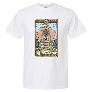 The Deadlifter Tarot Card I Fortune Teller I Deadlift Cool Gift Garment-Dyed Heavyweight T-Shirt