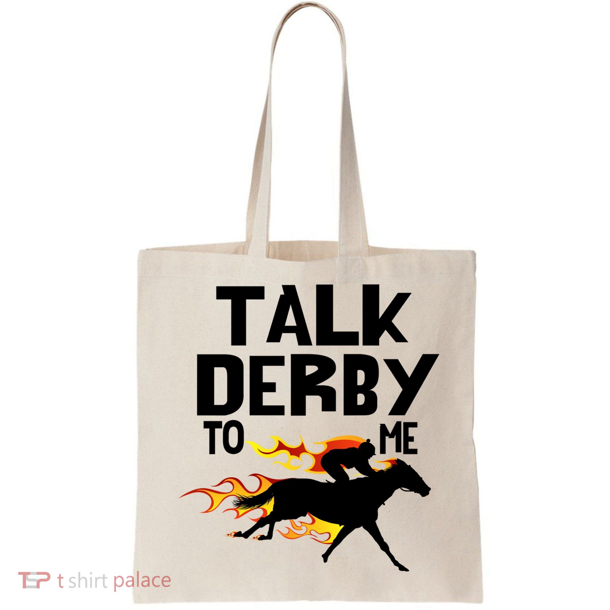 Talk Derby To Me Horse Racing Jockey Louisville Kentucky Gift Bag