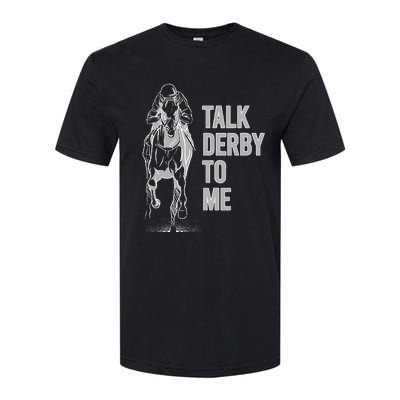 Talk Derby To Me Horse Racing Softstyle® CVC T-Shirt