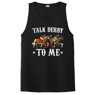 Talk Derby To Me Horse Racing Gift PosiCharge Competitor Tank