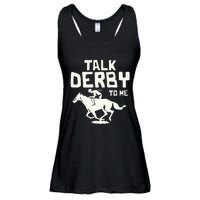 Talk Derby To Me Racing Day Ladies Essential Flowy Tank