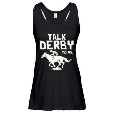 Talk Derby To Me Racing Day Ladies Essential Flowy Tank