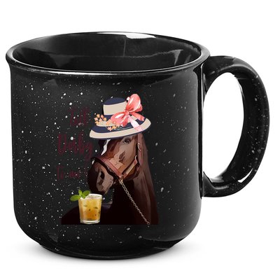 Talk Derby To Me Mint Juleps Derby Horse Racing Cute Gift 15oz Campfire Ceramic Mug
