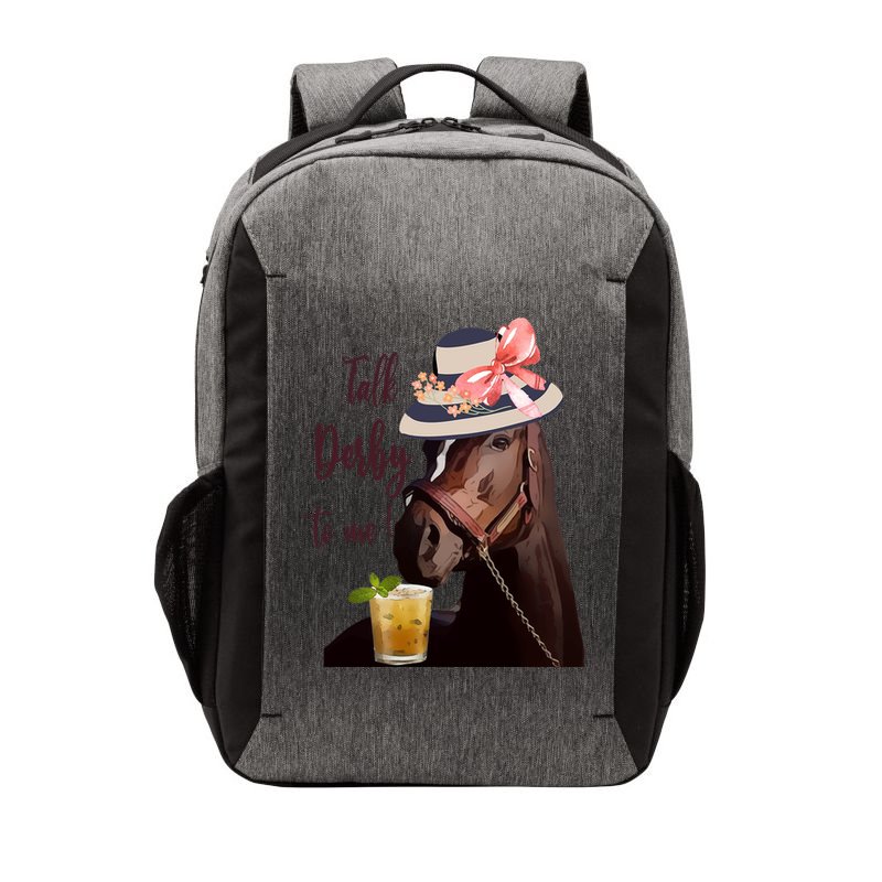 Talk Derby To Me Mint Juleps Derby Horse Racing Cute Gift Vector Backpack