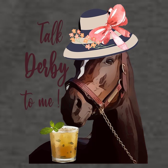 Talk Derby To Me Mint Juleps Derby Horse Racing Cute Gift Vector Backpack