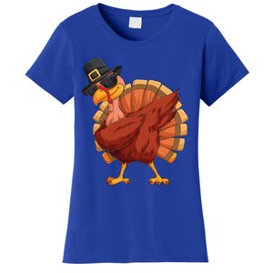 Thanksgiving Dabbing Turkey Gift Women's T-Shirt