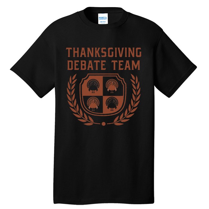 Thanksgiving Debate Team Tall T-Shirt