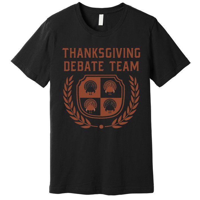 Thanksgiving Debate Team Premium T-Shirt