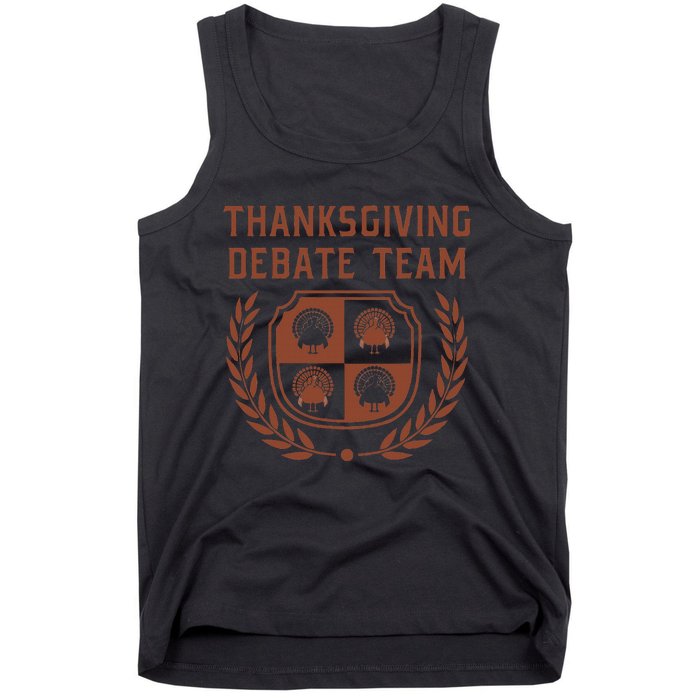 Thanksgiving Debate Team Tank Top